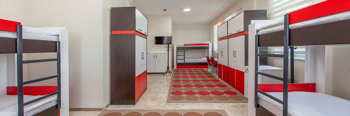 Özel yurt yatakhanesi